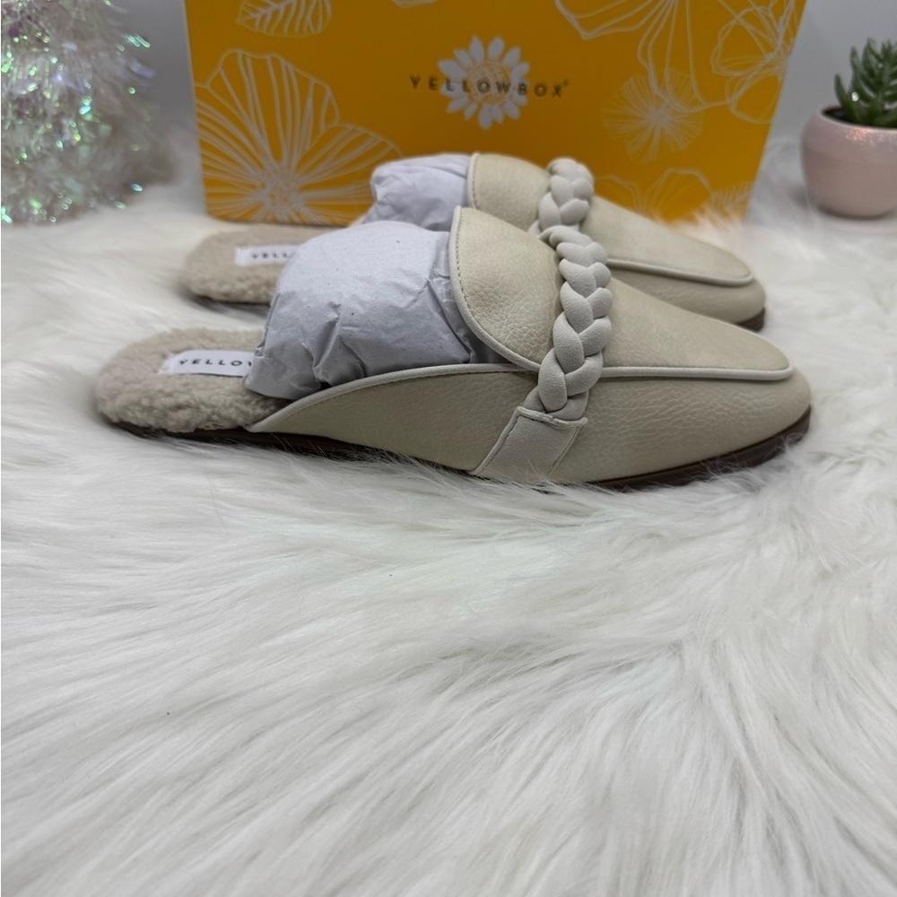 YELLOW BOX Bliss Lined Mules size 7.5M - Picture 7 of 9